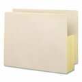 Smead Smead, MANILA END TAB FILE POCKETS, 3.5in EXPANSION, LETTER SIZE, MANILA, 10PK 75164